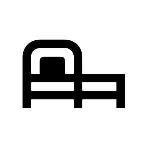 Furniture Bedroom Bed Sleep Icon icon