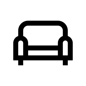 Sofa Icon Symbol Vector Ui icon