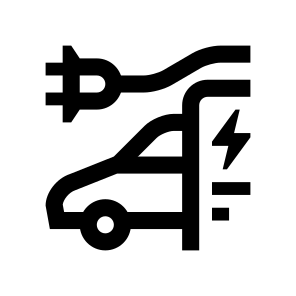 Ev Car Electric Auto Station Electricity Four icon