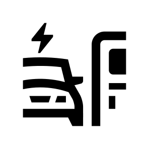 Ev Car Electric Auto Station Electricity One icon