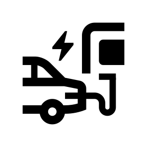 Ev Car Electric Auto Station Electricity Three icon