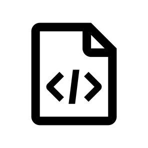File Code Icon Symbol Vector icon