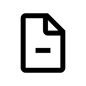 File Delete Icon Symbol Vector icon