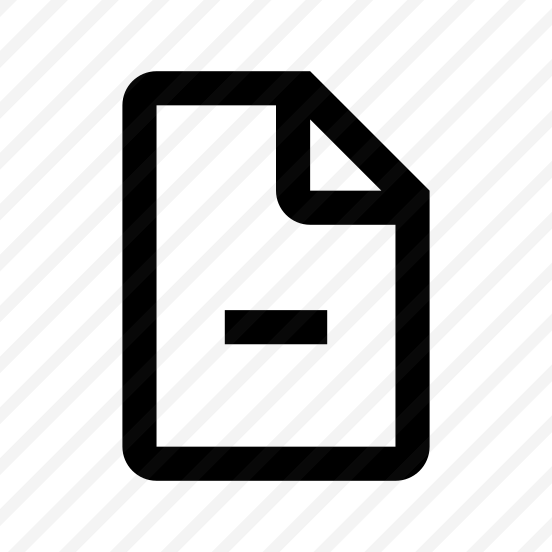 File Delete Icon Symbol Vector preview