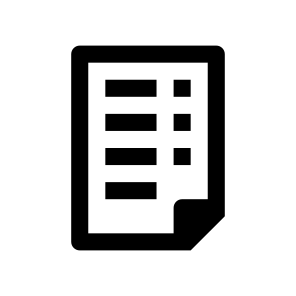 File Document List Schedule Icon icon