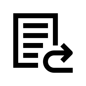 File Document Return Icon Symbol icon