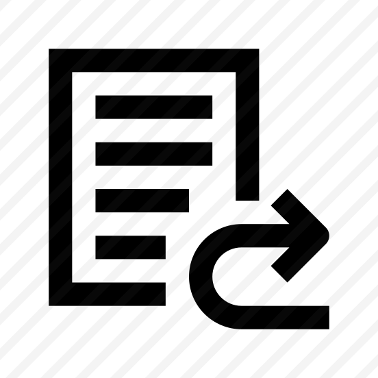 File Document Return Icon Symbol preview