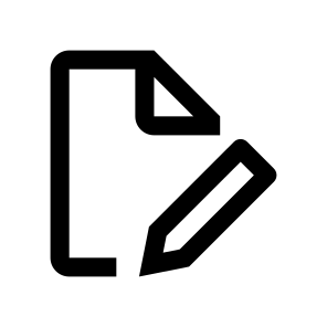 File Edit Icon Symbol Vector icon