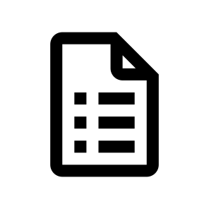 File List Icon Symbol Vector icon