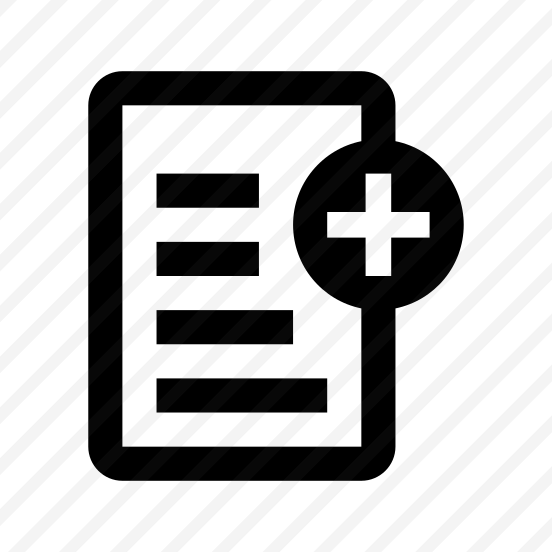File Text Add Icon Symbol preview