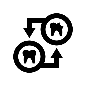 Dentistry Tooth Molar Treatment Dental Line icon