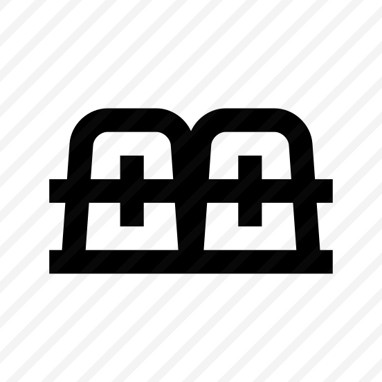 Tooth Stomatology Braces Icon Symbol preview