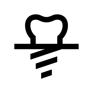 Tooth Stomatology Implant Icon Symbol icon
