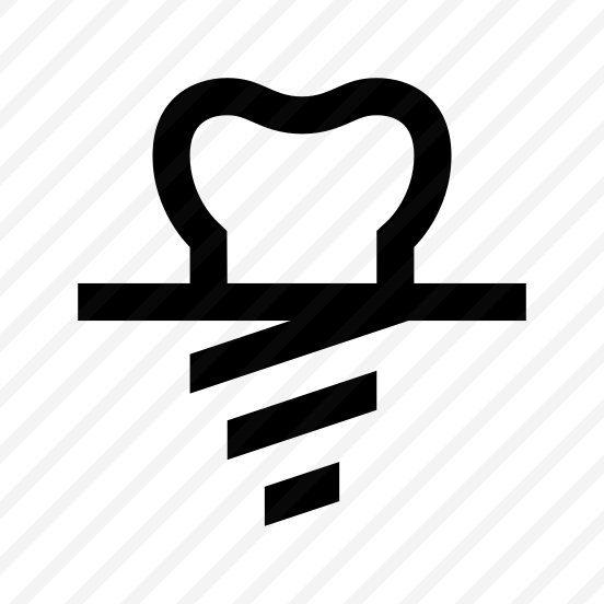 Tooth Stomatology Implant Icon Symbol preview