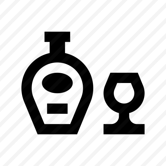 Alcohol Cognac Brandy Icon Symbol preview