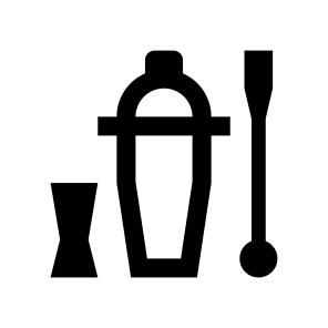 Bar Barman Shaker Measuring Cup Cocktail Two icon