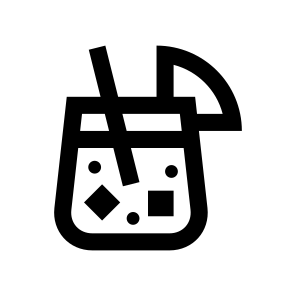 Bar Cocktail Alcohol Ice Lemon icon