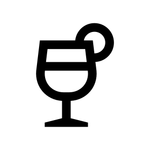 Bar Cocktail Alcohol Lemon Icon icon
