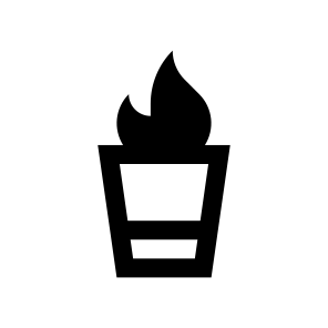 Bar Cocktail Shot Hot Fire Flame icon