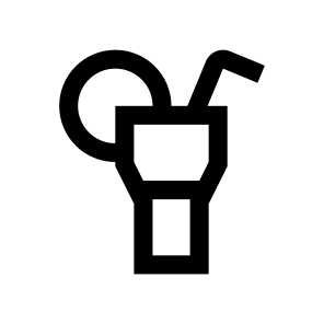 Cocktail Icon Symbol Vector Ui icon