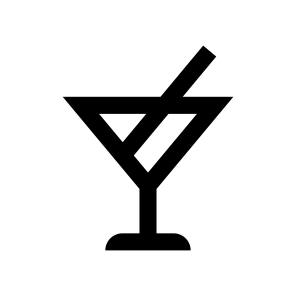 Cocktail Two Icon Symbol Vector icon