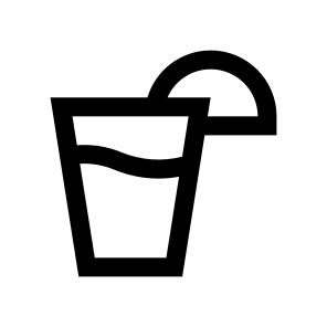 Lemonade Drink Icon Symbol Vector icon