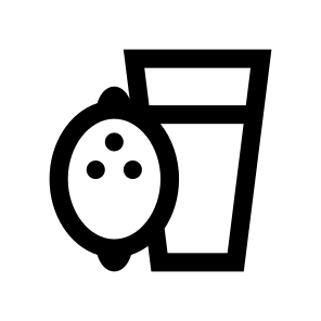 Lemonade Lemon Fresh Glass Drink icon