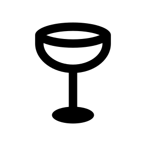 Wineglass Cocktail Drink Icon Symbol icon