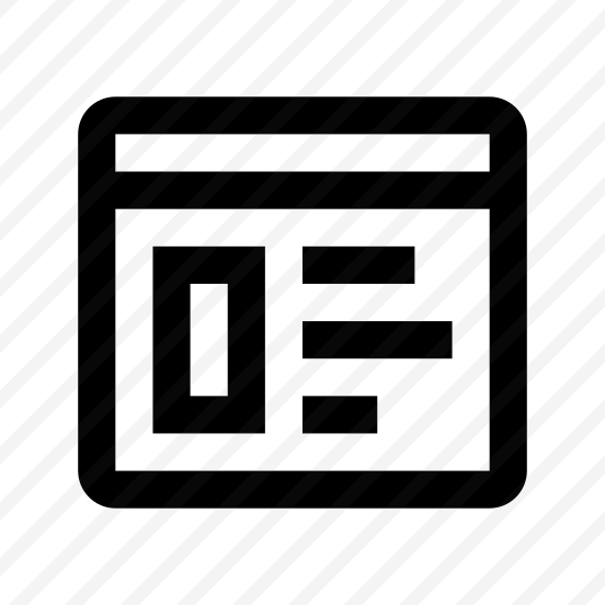 Browser Site Icon Symbol Vector preview