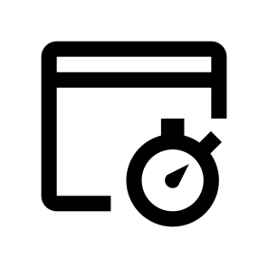 Browser Site Test Window Layout Line icon