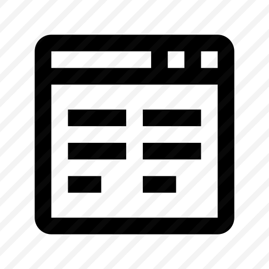 Window Browser Site Webpage Text Blocks preview