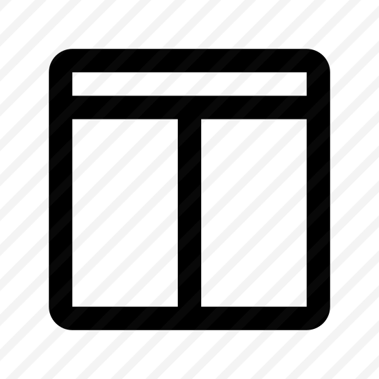 Window Columns Icon Symbol Vector preview