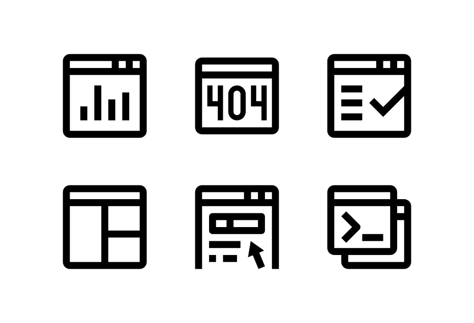 Browser Windows Large Set Preview