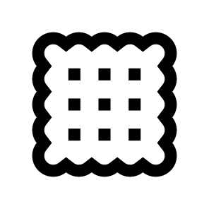 Cookie Biscuit Cracker Food One icon
