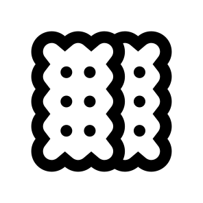 Cookie Biscuit Cracker Food Three icon