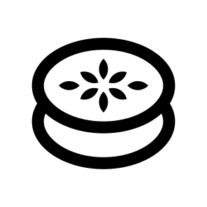 Cookie Biscuit Dessert Food Five icon
