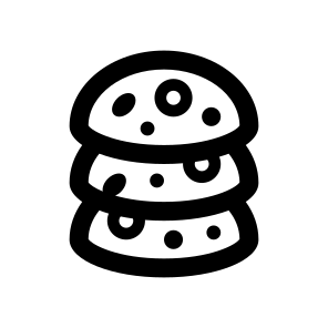 Cookie Biscuit Dessert Food Seven icon