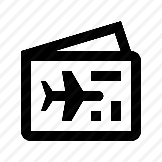 Air Ticket Boarding Pass Icon preview