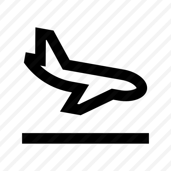 Aircraft Arrival Two Icon Symbol preview