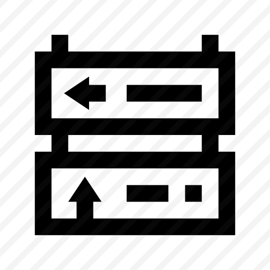 Airport Navigation Pointers Signs Icon preview