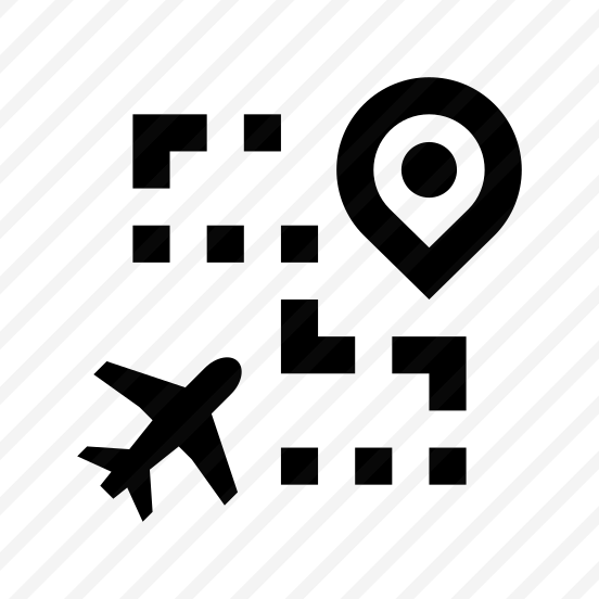 Airport Plane Airplane Route Flight Destination Point preview
