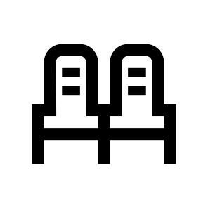 Airport Waiting Hall Lounge Chairs icon