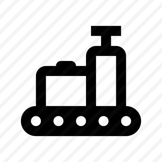 Luggage Transportation Conveyer Belt Icon preview
