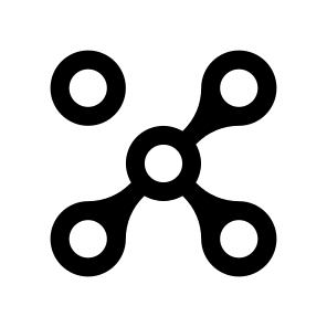 Logo Mark Abstract Figure Circles Structure Connection icon