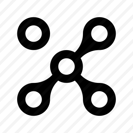Logo Mark Abstract Figure Circles Structure Connection preview