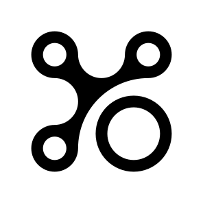 Logo Mark Abstract Figure Circles Structure Connection Alternate icon