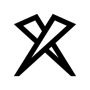 Logo Mark Abstract Figure Lines Cross Rays icon