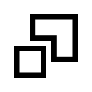 Logo Mark Abstract Figure Squares Alternate icon