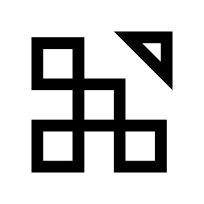 Logo Mark Abstract Figure Squares Triangle Blocks icon
