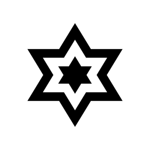 Logo Mark Abstract Figure Stars Corners icon